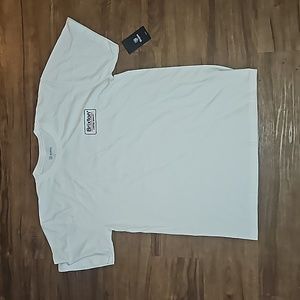NWT Boys Fit Brixton "Palmer" Tee. XL and White/Navy Blue/Red